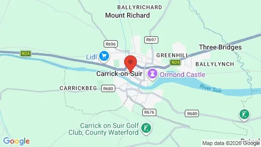 Butikklokaler til leie i Carrick-on-Suir – Bilde fra Google Street View