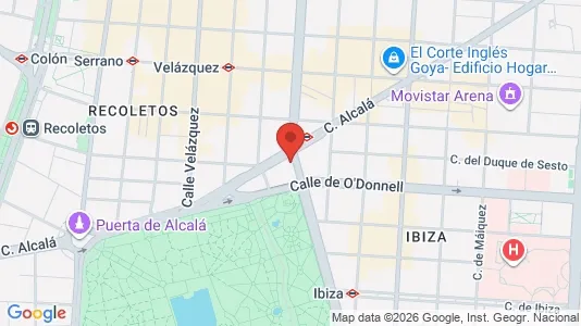 Espacios de oficina En alquiler i Madrid Retiro - Foto de Google Street View