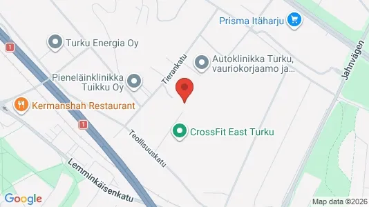Office spaces for rent i Turku - kort over placeringen