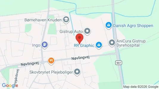 Office spaces for sale i Gistrup - kort over placeringen