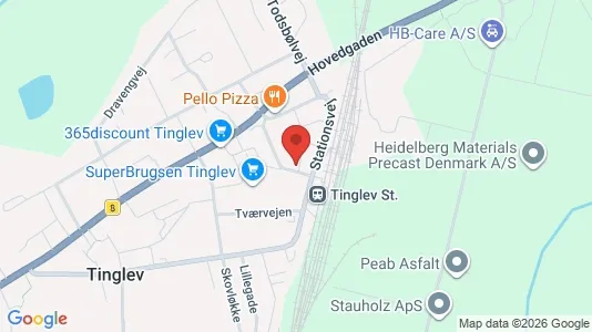 Nieruchomości komercyjne Na sprzedaż i Tinglev - kort over placeringen