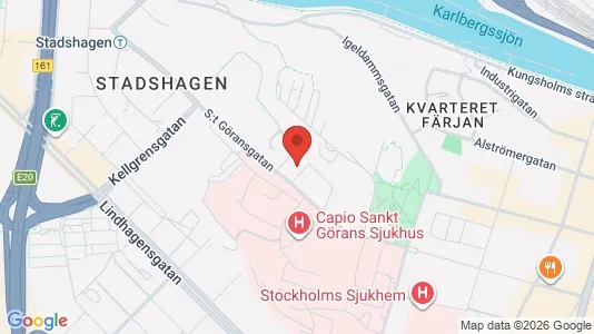 Commercial properties for rent i Kungsholmen - kort over placeringen