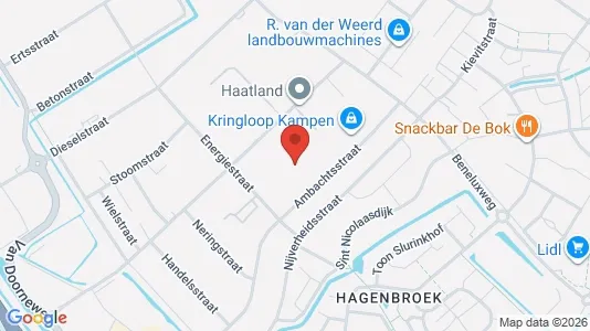 Commercial properties for rent i Kampen - kort over placeringen
