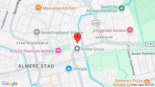 Toimistotilat Vuokrattavana i Almere - Kuva Google Street Viewstä