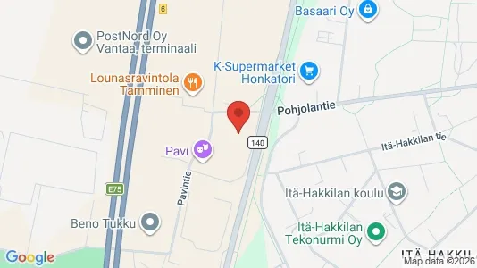 Toimistotilat Vuokrattavana i Vantaa - Kuva Google Street Viewstä