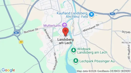 Butikslejemål til leje i Landsberg am Lech - Foto fra Google Street View