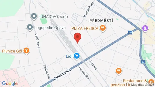 Liikekiinteistöt Vuokrattavana i Opava - Kuva Google Street Viewstä