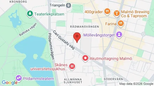 Kontorlokaler til leje i Malmø Centrum - Foto fra Google Street View