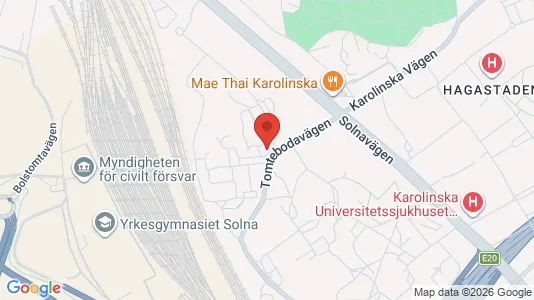 Lagerlokaler til leje i Solna - Foto fra Google Street View