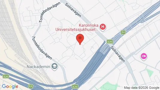 Kantorruimte te huur i Solna - kort over placeringen