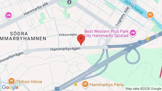 Kontorlokaler til leje i Hammarbyhamnen - Foto fra Google Street View