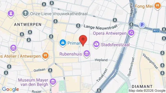 Office spaces for rent i Stad Antwerp - kort over placeringen