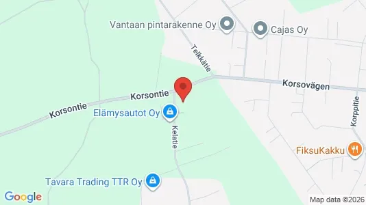 Lagerlokaler til leje i Vantaa - Foto fra Google Street View