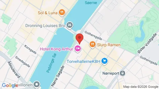 Kontorslokaler för uthyrning i Köpenhamn K - kort over placeringen