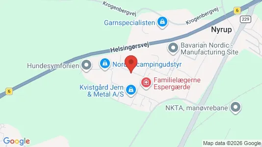 Lager zur Miete i Kvistgård – Foto von Google Street View