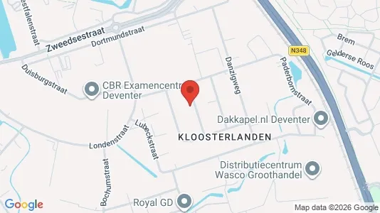 Liikekiinteistöt Vuokrattavana i Deventer - Kuva Google Street Viewstä