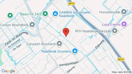 Office spaces for rent i Westland - kort over placeringen