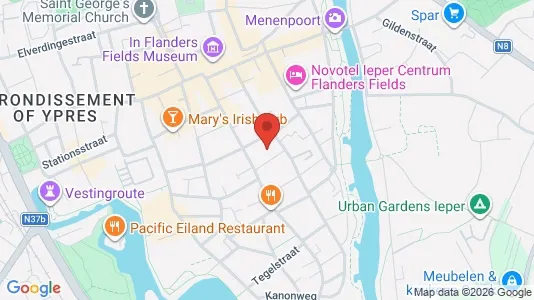 Espacios de oficina En alquiler i Ieper - kort over placeringen