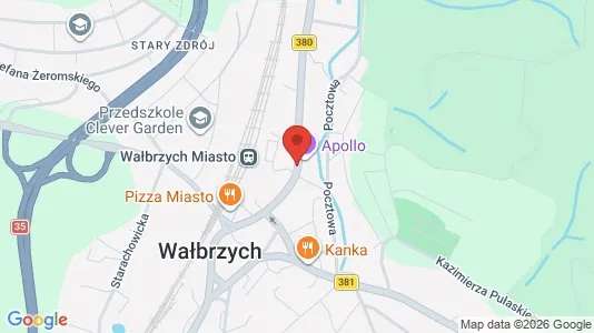 Espacios de oficina En alquiler i Wałbrzych - Foto de Google Street View