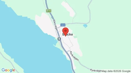Kaupat Vuokrattavana i Bräcke - Kuva Google Street Viewstä