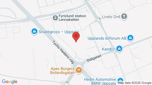 Espacios de oficina En alquiler i Uppsala - kort over placeringen
