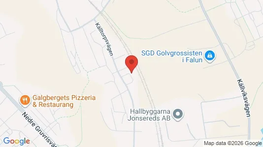 Lokaler til leje i Falun - kort over placeringen