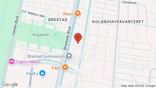 Office spaces for rent i Copenhagen S - kort over placeringen