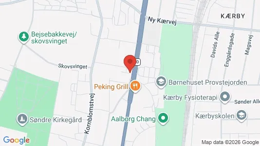 Nieruchomości komercyjne Na sprzedaż i Aalborg - kort over placeringen