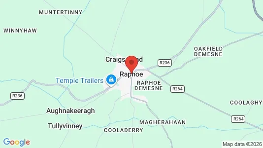 Lokaler til leje i Raphoe - Foto fra Google Street View