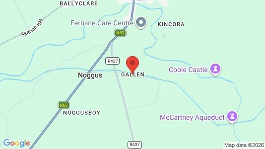 Commercial properties for rent i Gallen - kort over placeringen