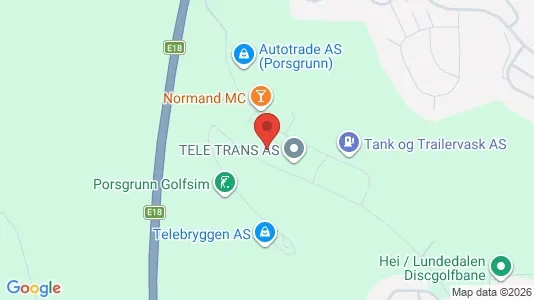 Kantorruimte te huur i Porsgrunn - Foto uit Google Street View