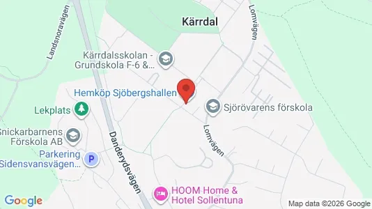 Bedrijfsruimtes te huur i Sollentuna - kort over placeringen