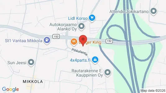 Lager zur Miete i Vantaa – Foto von Google Street View