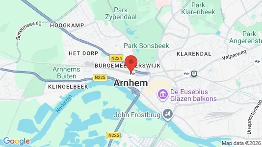 Kontorlokaler til leje i Arnhem - Foto fra Google Street View