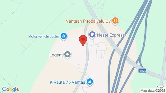Varastot Myynnissä i Vantaa - Kuva Google Street Viewstä