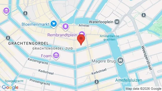 Commercial properties for rent i Amsterdam Centrum - kort over placeringen