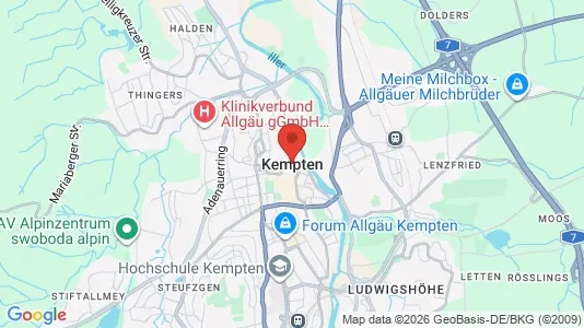 Kontorlokaler til leje i Kempten - Foto fra Google Street View