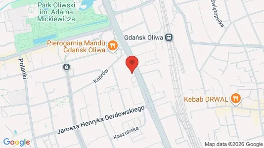Toimistotilat Vuokrattavana i Gdańsk - kort over placeringen