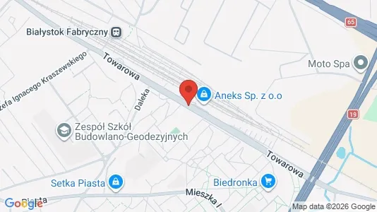 Büros zur Miete i Białystok – Foto von Google Street View