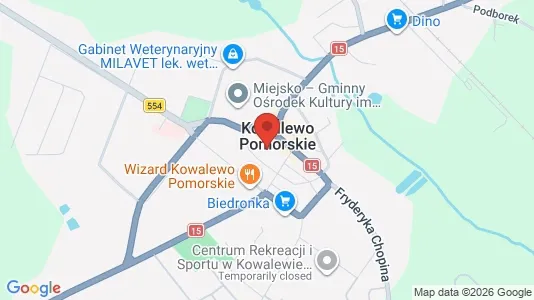 Office spaces for rent i Golubsko-Dobrzyński - kort over placeringen