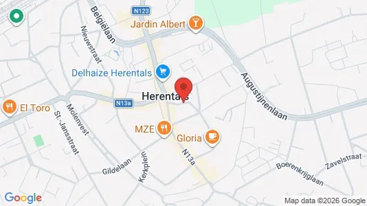 Kontorlokaler til leje i Herentals - Foto fra Google Street View