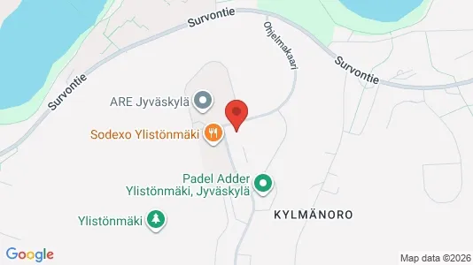 Büros zur Miete i Jyväskylä - kort over placeringen