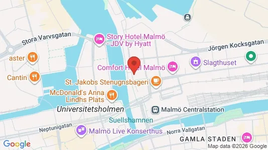 Kontorlokaler til leje i Malmø Centrum - Foto fra Google Street View