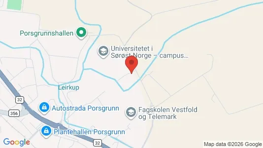 Office spaces for rent i Porsgrunn - kort over placeringen
