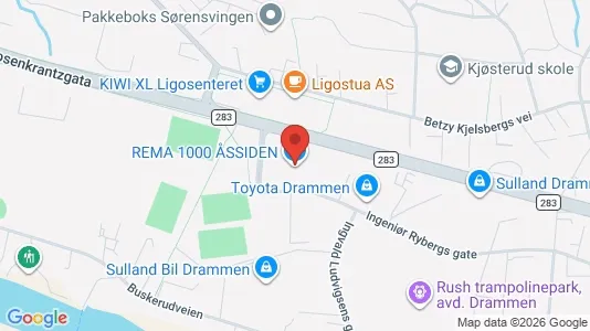 Lokaler til leie i Drammen – Bilde fra Google Street View