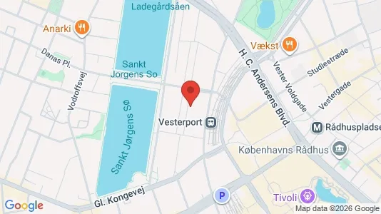 Propiedades comerciales En alquiler i Vesterbro - Foto de Google Street View