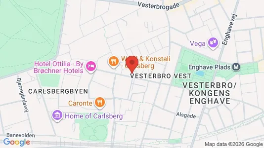 Kantorruimte te huur i Vesterbro - Foto uit Google Street View