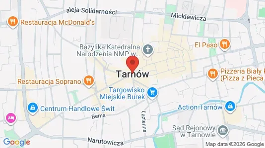 Liikekiinteistöt Vuokrattavana i Tarnów - Kuva Google Street Viewstä