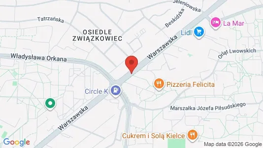Lokaler til leje i Kielce - Foto fra Google Street View