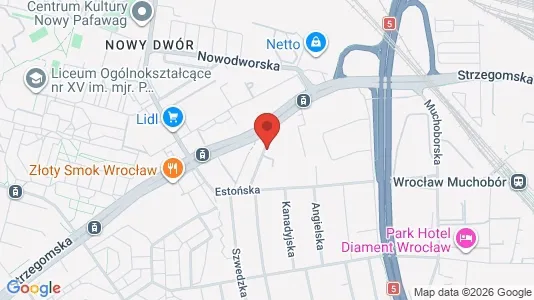 Lokaler til leje i Wrocław - Foto fra Google Street View